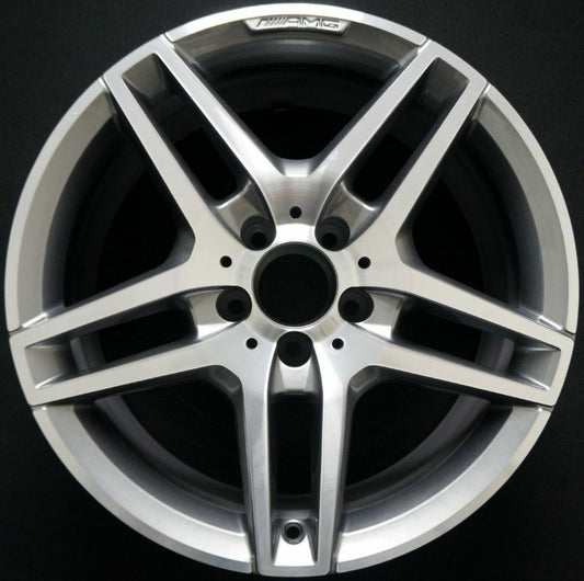 Mercedes Benz 18" Grey Machined  OEM Rim Wheel 85398 A2124010300 A21240103007x23 A21240103007x21