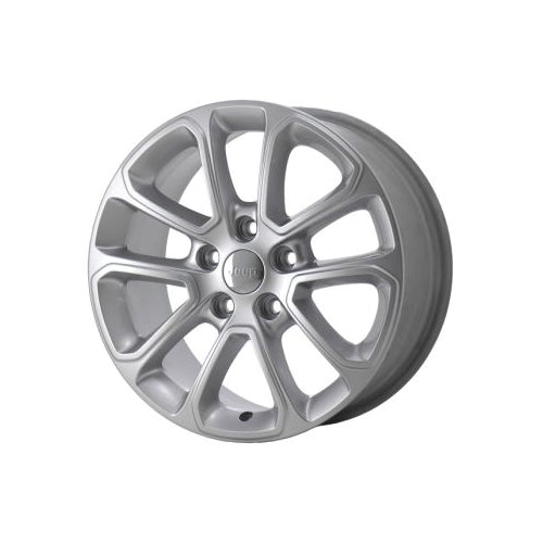 Jeep 18" Silver OEM Rim Wheel 9136 1VH40XZAAB 1VH40XZAAA