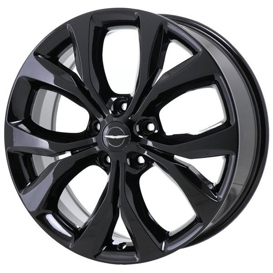 Chrysler 20" Gloss Black OEM Rim Wheel 2596 5RJ49RNWAB Pacifica