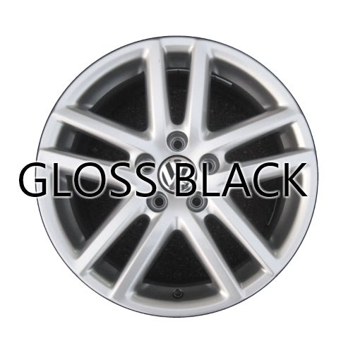 Volkswagen 17" Gloss Black OEM Rim Wheel 69845 3C0601025TQQ9