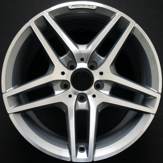 Mercedes Benz 18" Gray Machined  OEM Rim Wheel 85458 20740100000