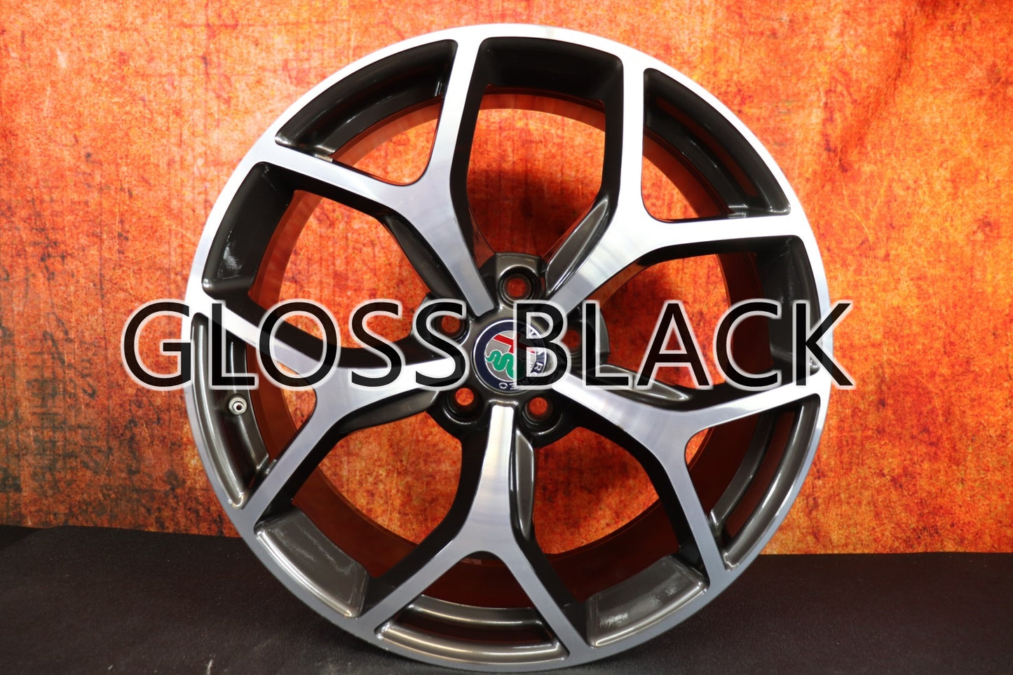 Alfa Romeo 19" Gloss Black OEM Rim Wheel 58171 156132271